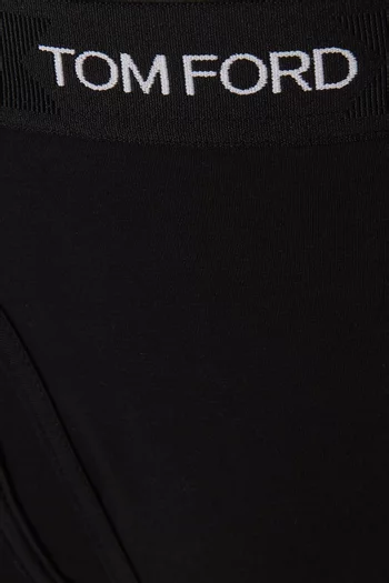 Logo-waistband Boxer Briefs in Cotton-blend