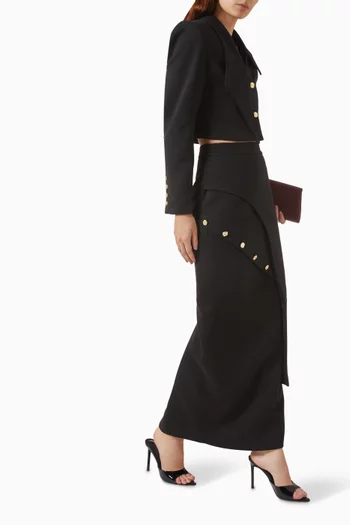 Panelled Skirt in Flannel