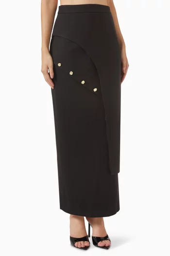 Panelled Skirt in Flannel