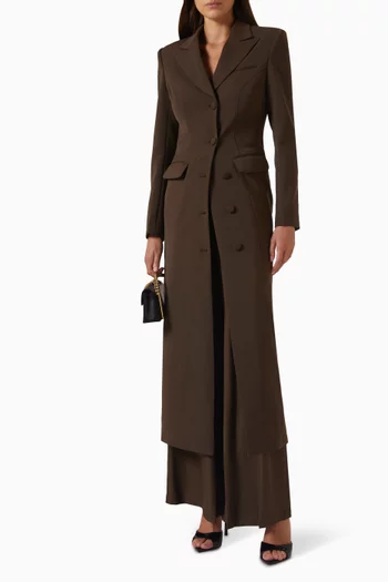 Long Coat in Twill