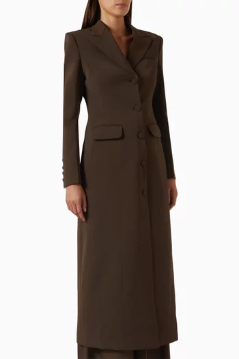 Long Coat in Twill