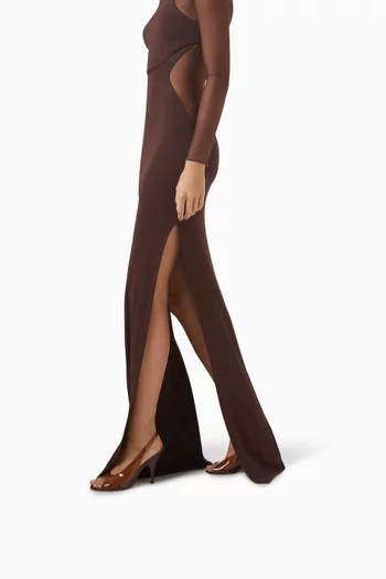 Vitello 95 Slingback Sandals in Plexi