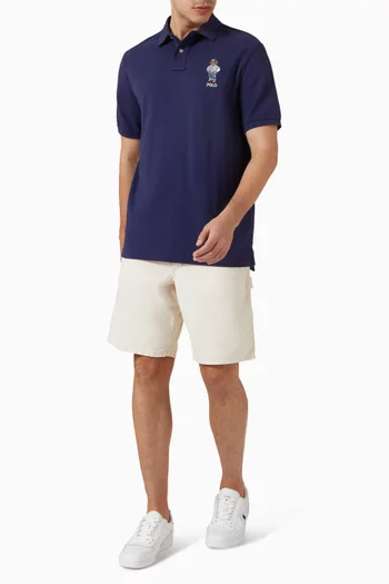 Polo Bear Polo Shirt in Cotton Pique