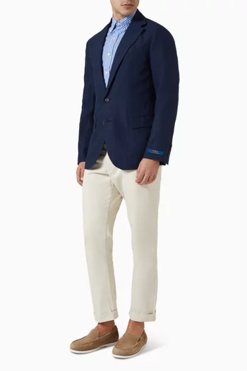 Single-breasted Blazer in Linen