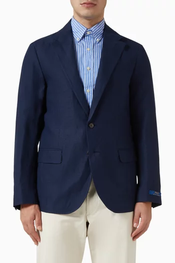 Single-breasted Blazer in Linen