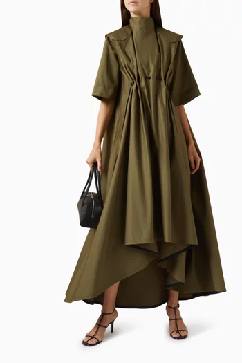 High-neck Cord Dress
