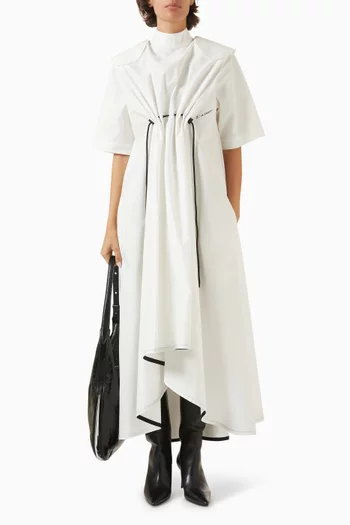 High-neck Cord Dress