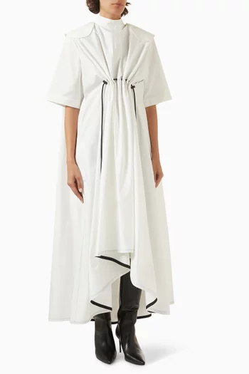 High-neck Cord Dress