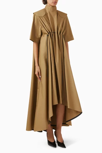 High-neck Cord Dress
