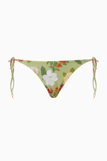 Printed String Bikini Briefs