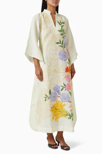 Floral-print Tunic Dress