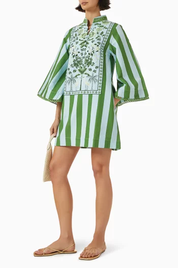 Anj Striped Mini Dress