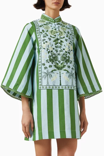 Anj Striped Mini Dress