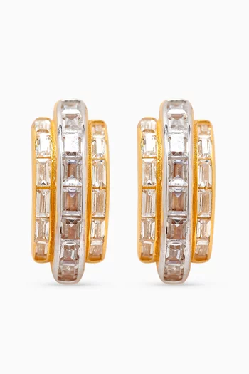 Small Hoop Earrings in 24kt Gold-plated Sterling Silver