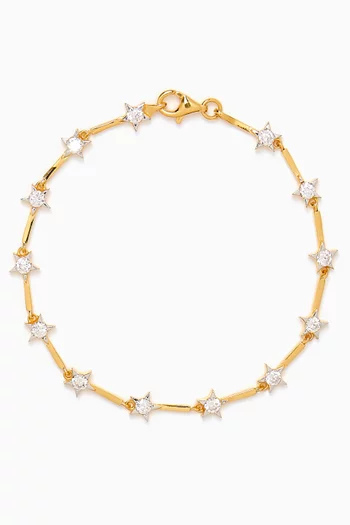 Chain Bracelet in 24kt Gold-plated Sterling Silver