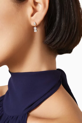 Small Drop Earrings in 24kt Gold-plated Sterling Silver