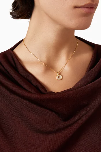 Pendant Necklace in 24kt Gold-plated Sterling Silver