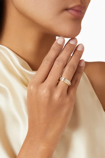 Band Ring in 24kt Gold-plated Sterling Silver