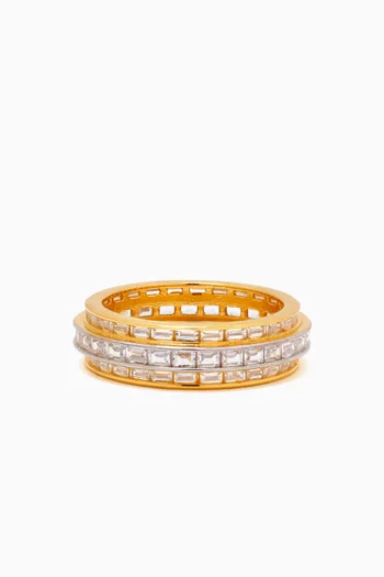 Band Ring in 24kt Gold-plated Sterling Silver