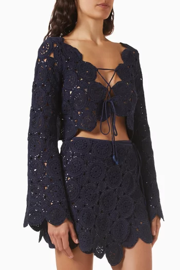 Nica Crochet Top