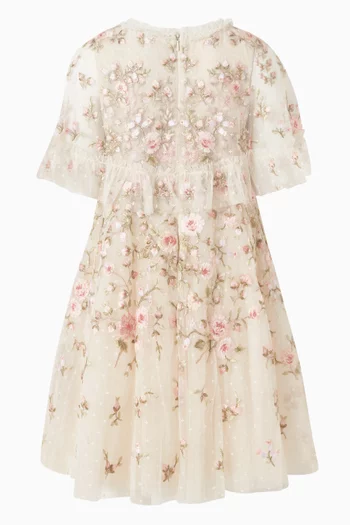 Eden Rose Cape Dress in Tulle