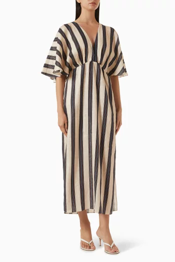 Topacio Midi Tunic Dress in Linen