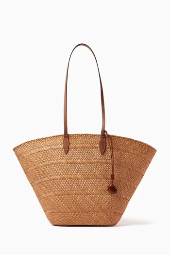 The Large Trapeze Basket Bag in Fique