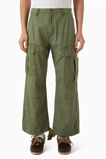 Wide-leg Cargo Pants