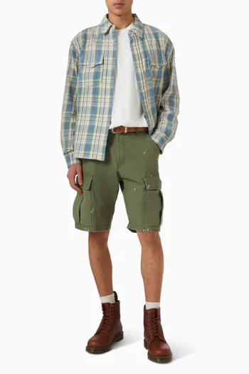 Chevron Stitch Boxy T-shirt in Cotton