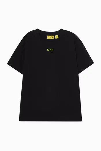Off Diagonal T-shirt in Cotton