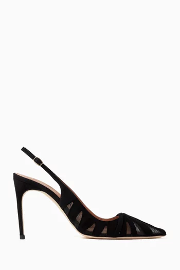 Schiffer 90 Slingback Pumps in Mesh