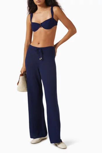 Belize Knit Pants in Cotton Blend