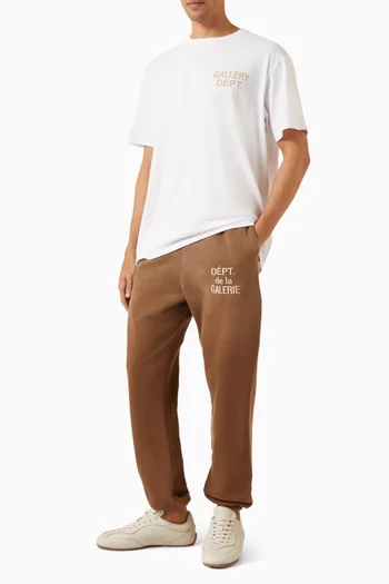 Logo Sweatpants in Cotton