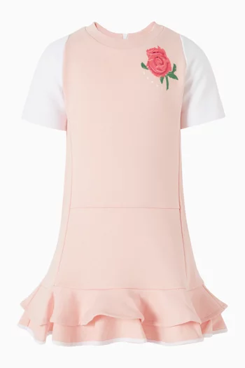 Logo Mini Dress in Cotton