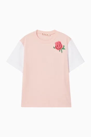 Printed T-shirt in Cotton