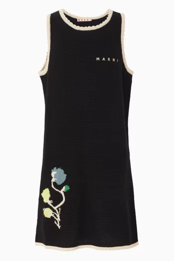 Geometric Pattern Dress in Cotton