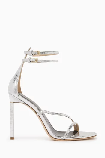 Double-strap 105 Sandals in Leather