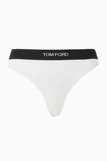 Signature Thong in Jersey