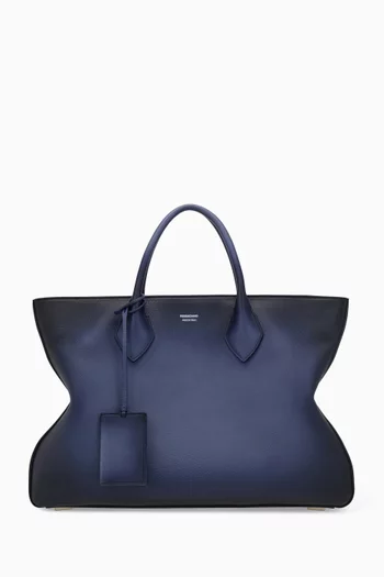 Monogram Tote Bag in Calfskin Leather