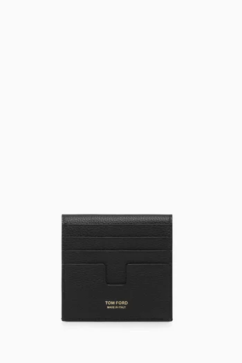 Tara Card Holder in Grained Leather