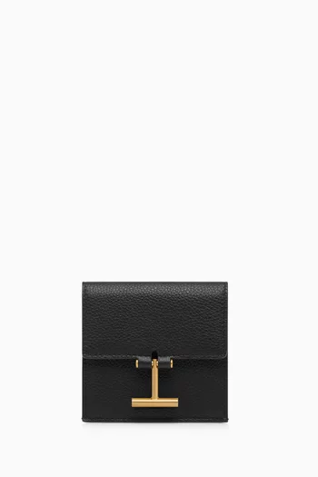 Tara Card Holder in Grained Leather