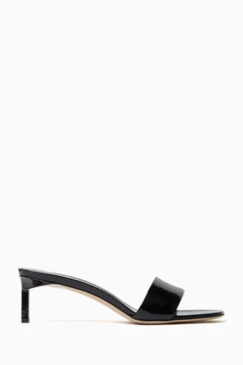55 Mules in Patent Leather