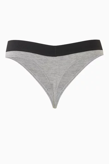 Signature Thong in Jersey