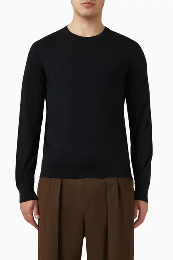 Crew Neck T-shirt in Wool