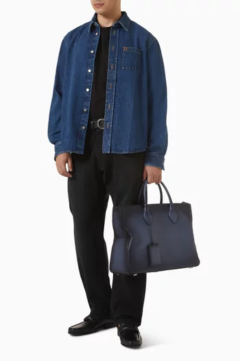 Button-up Shirt in Denim