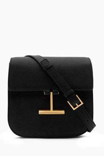 Mini Tara Crossbody Bag in Grained Leather