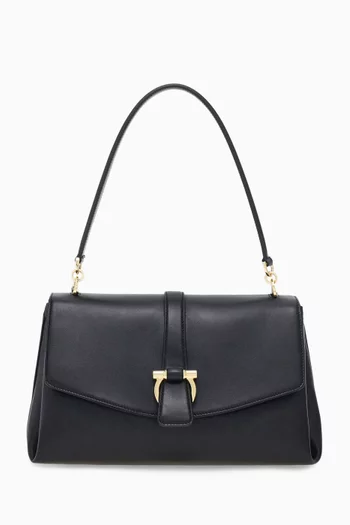 Medium Top-handle Bag in Calf Leather