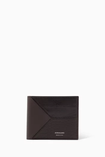 Patchwork Wallet in Leather