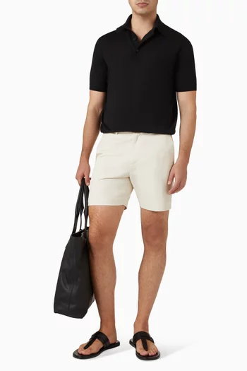 Fine Gauge Polo Shirt in Cashmere & Silk