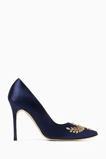 حذاء كلاسيك باسادايس بكعب 105 مم ستان